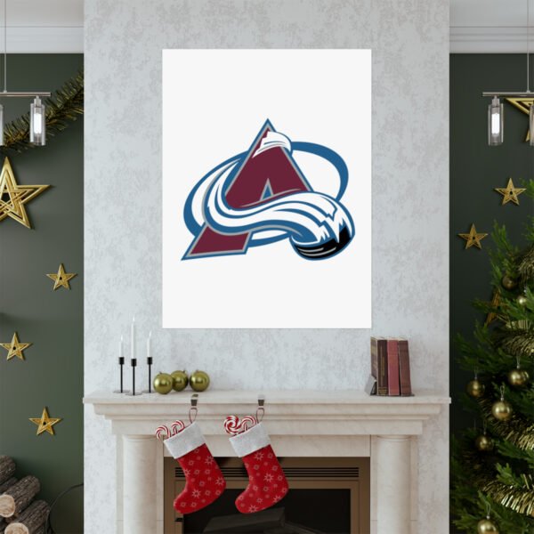 NHL Team Logos Colorado Avalanche Painting Bedroom Living Room Wall Art Décor Matte Vertical Posters