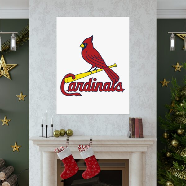 MLB Team Logos St. Louis Cardinals Painting Bedroom Living Room Wall Art Décor Matte Vertical Posters
