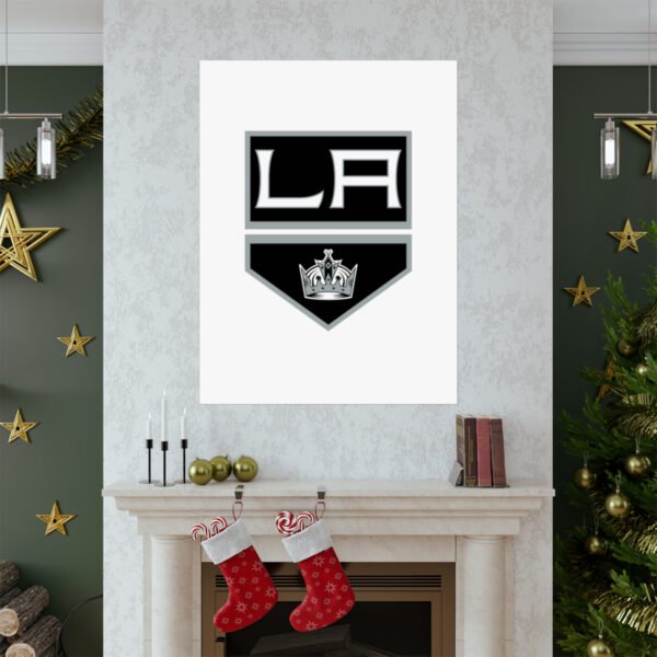 NHL Team Logos Los Angeles Kings Painting Bedroom Living Room Wall Art Décor Matte Vertical Posters