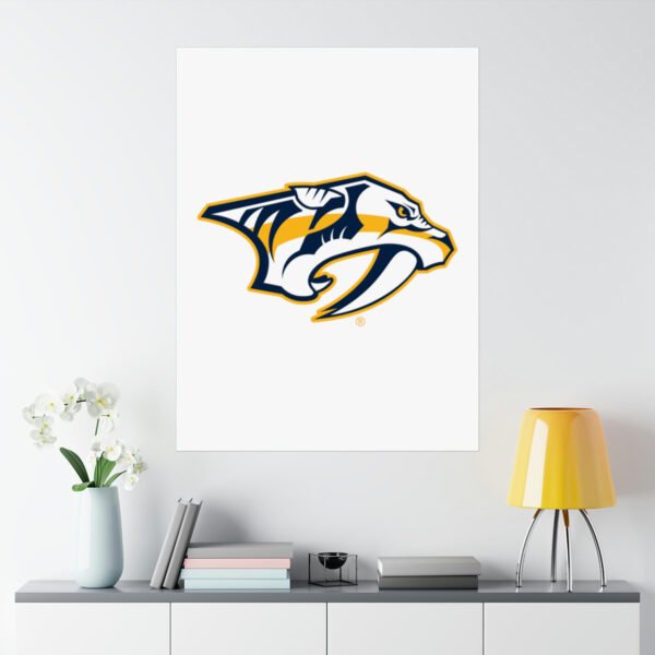 NHL Team Logos Nashville Predators Painting Bedroom Living Room Wall Art Décor Matte Vertical Posters