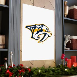 NHL Team Logos Nashville Predators Painting Bedroom Living Room Wall Art Décor Matte Vertical Posters