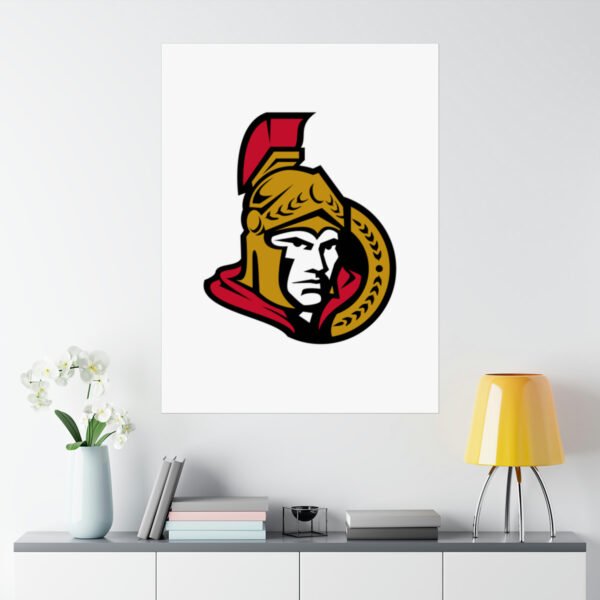 NHL Team Logos Ottawa Senators Painting Bedroom Living Room Wall Art Décor Matte Vertical Posters