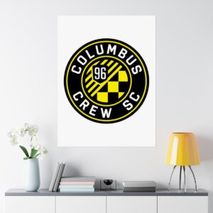 MLS Team Logos Columbus Crew Painting Bedroom Living Room Wall Art Décor Matte Vertical Posters