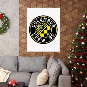 MLS Team Logos Columbus Crew Painting Bedroom Living Room Wall Art Décor Matte Vertical Posters