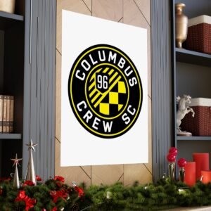MLS Team Logos Columbus Crew Painting Bedroom Living Room Wall Art Décor Matte Vertical Posters