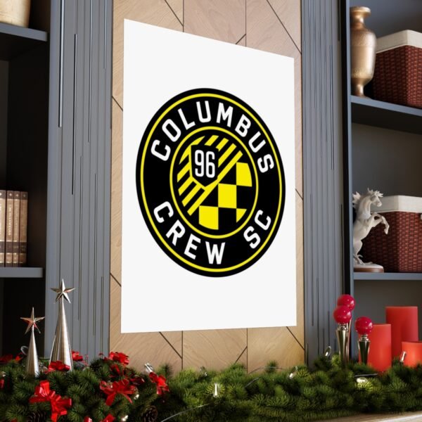 MLS Team Logos Columbus Crew Painting Bedroom Living Room Wall Art Décor Matte Vertical Posters