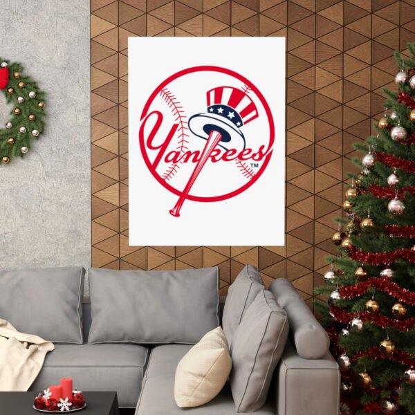 MLB Team Logos New York Yankees Painting Bedroom Living Room Wall Art Décor Matte Vertical Posters
