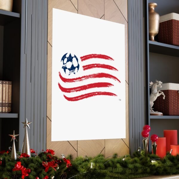MLS Team Logos New England Revolution Painting Bedroom Living Room Wall Art Décor Matte Vertical Posters