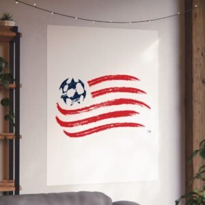 MLS Team Logos New England Revolution Painting Bedroom Living Room Wall Art Décor Matte Vertical Posters