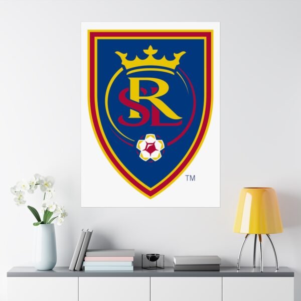 MLS Team Logos Real Salt Lake Painting Bedroom Living Room Wall Art Décor Matte Vertical Posters
