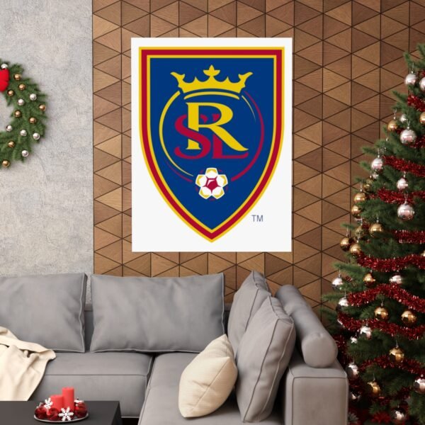 MLS Team Logos Real Salt Lake Painting Bedroom Living Room Wall Art Décor Matte Vertical Posters