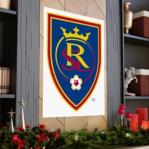 MLS Team Logos Real Salt Lake Painting Bedroom Living Room Wall Art Décor Matte Vertical Posters