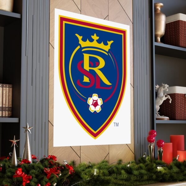 MLS Team Logos Real Salt Lake Painting Bedroom Living Room Wall Art Décor Matte Vertical Posters