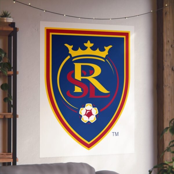 MLS Team Logos Real Salt Lake Painting Bedroom Living Room Wall Art Décor Matte Vertical Posters