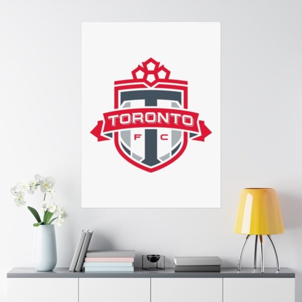 MLS Team Logos Toronto FC Painting Bedroom Living Room Wall Art Décor Matte Vertical Posters