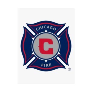 MLS Team Logos Chicago Fire FC Painting Bedroom Living Room Wall Art Décor Matte Vertical Posters