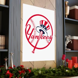 MLB Team Logos New York Yankees Painting Bedroom Living Room Wall Art Décor Matte Vertical Posters