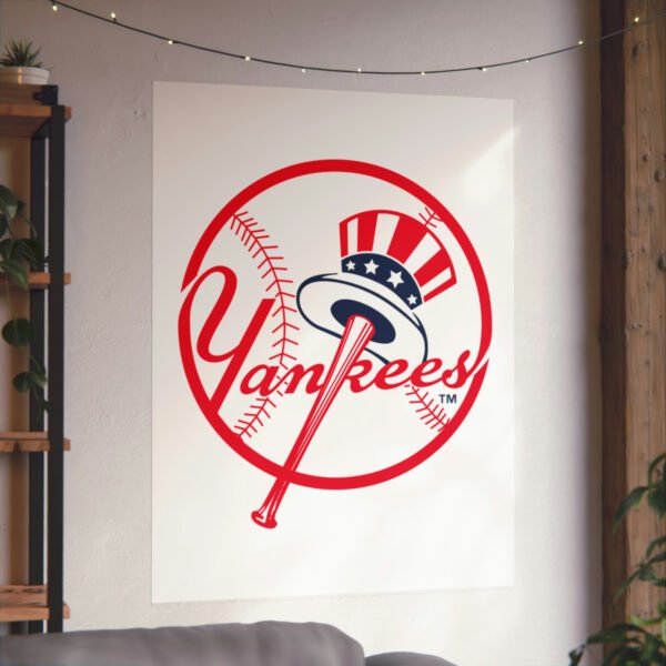 MLB Team Logos New York Yankees Painting Bedroom Living Room Wall Art Décor Matte Vertical Posters