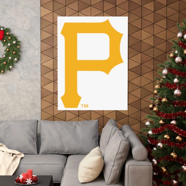 MLB Team Logos Pittsburgh Pirates Painting Bedroom Living Room Wall Art Décor Matte Vertical Posters