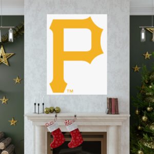 MLB Team Logos Pittsburgh Pirates Painting Bedroom Living Room Wall Art Décor Matte Vertical Posters