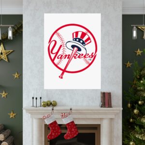 MLB Team Logos New York Yankees Painting Bedroom Living Room Wall Art Décor Matte Vertical Posters