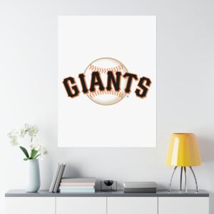 MLB Team Logos San Francisco Giants Painting Bedroom Living Room Wall Art Décor Matte Vertical Posters
