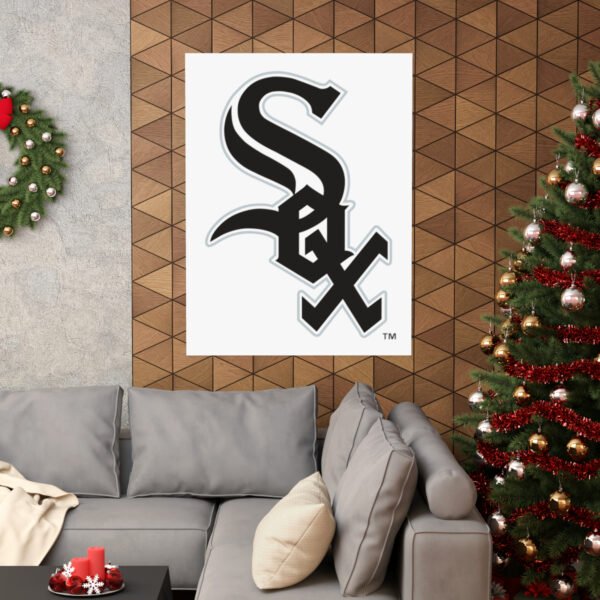 MLB Team Logos Chicago White Sox Painting Bedroom Living Room Wall Art Décor Matte Vertical Posters