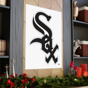 MLB Team Logos Chicago White Sox Painting Bedroom Living Room Wall Art Décor Matte Vertical Posters
