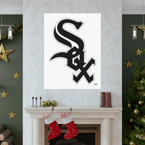 MLB Team Logos Chicago White Sox Painting Bedroom Living Room Wall Art Décor Matte Vertical Posters
