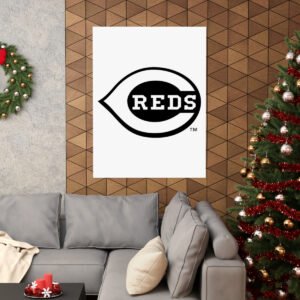 MLB Team Logos Cincinnati Reds Painting Bedroom Living Room Wall Art Décor Matte Vertical Posters