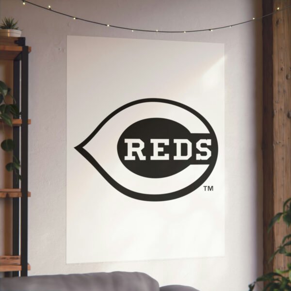 MLB Team Logos Cincinnati Reds Painting Bedroom Living Room Wall Art Décor Matte Vertical Posters