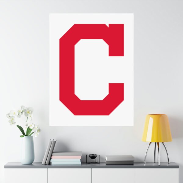MLB Team Logos Cleveland Guardians Painting Bedroom Living Room Wall Art Décor Matte Vertical Posters
