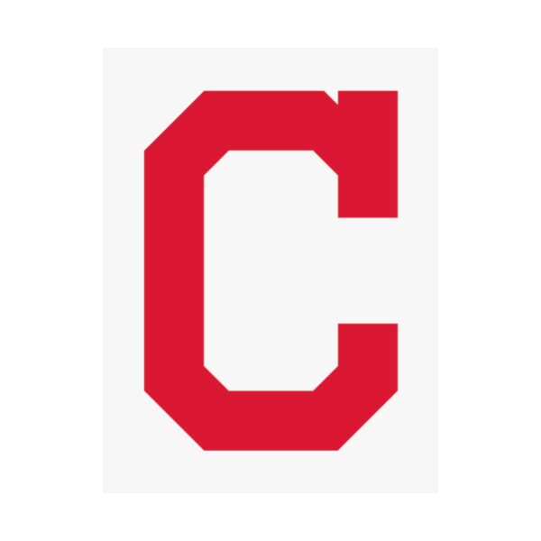 MLB Team Logos Cleveland Guardians Painting Bedroom Living Room Wall Art Décor Matte Vertical Posters