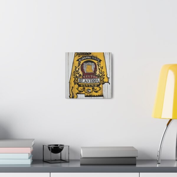 Alabama Canvas Gallery Wraps &#8211; Alabara Home Office Bedroom Living Room Wall Decor Canvas Art &#8211; Housewarming Gifts &#8211; AL New Home Gifts