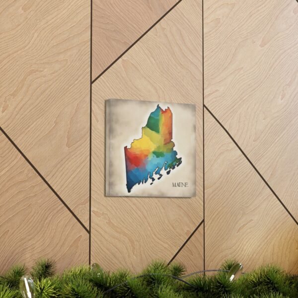 Maine Canvas Gallery Wraps &#8211; Maine Bedroom Office Living Room Home Wall Decor Canvas Art &#8211; Housewarming Gifts &#8211; ME New Home Gifts