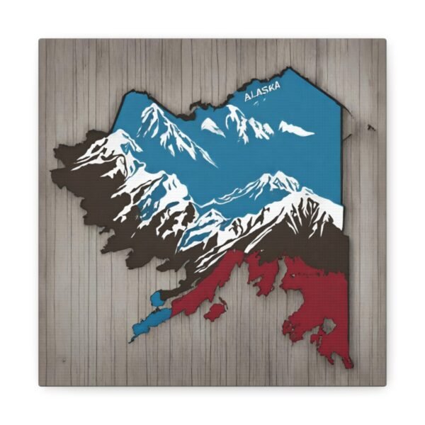 Alaska Canvas Gallery Wraps &#8211; Alaska Living Room Bedroom Office Home Wall Decor Canvas Art &#8211; Housewarming Gifts &#8211; AK New Home Gifts