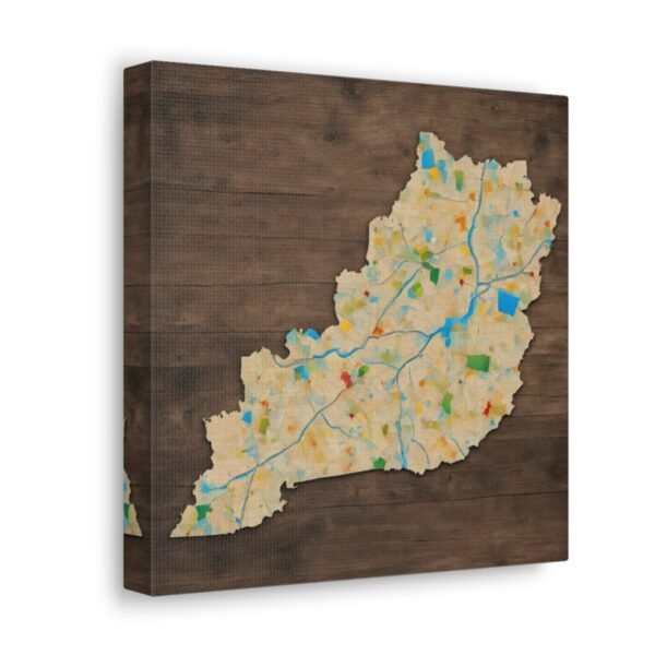 Kentucky Canvas Gallery Wraps &#8211; Kentucky Bedroom Home Office Living Room Wall Decor Canvas Art &#8211; Housewarming Gifts &#8211; KY New Home Gifts