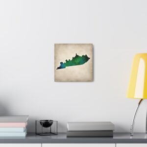 Kentucky Canvas Gallery Wraps &#8211; Kentucky Living Room Home Office Bedroom Wall Decor Canvas Art &#8211; Housewarming Gifts &#8211; KY New Home Gifts