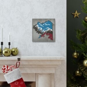 Alaska Canvas Gallery Wraps &#8211; Alaska Living Room Bedroom Office Home Wall Decor Canvas Art &#8211; Housewarming Gifts &#8211; AK New Home Gifts