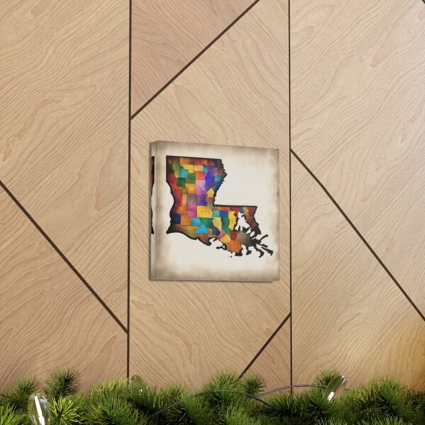 Louisiana Canvas Gallery Wraps &#8211; Louisiana Home Office Bedroom Living Room Wall Decor Canvas Art &#8211; Housewarming Gifts &#8211; LA New Home Gifts