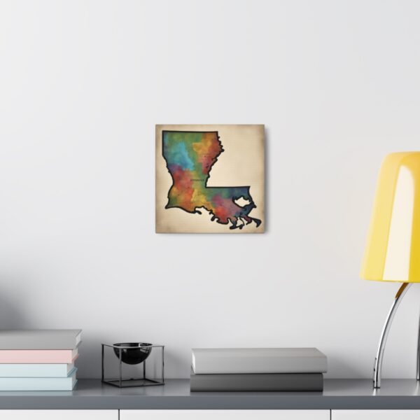 Louisiana Canvas Gallery Wraps &#8211; Louisiana Home Bedroom Living Room Office Wall Decor Canvas Art &#8211; Housewarming Gifts &#8211; LA New Home Gifts