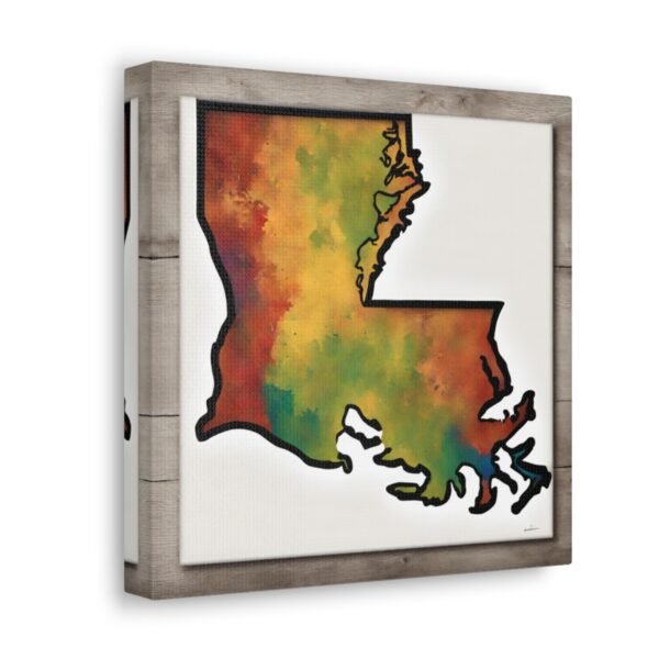 Louisiana Canvas Gallery Wraps &#8211; Louisiana Bedroom Living Room Home Office Wall Decor Canvas Art &#8211; Housewarming Gifts &#8211; LA New Home Gifts