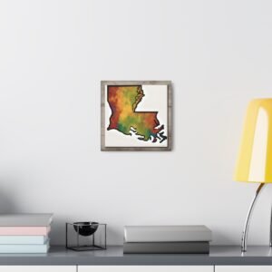Louisiana Canvas Gallery Wraps &#8211; Louisiana Bedroom Living Room Home Office Wall Decor Canvas Art &#8211; Housewarming Gifts &#8211; LA New Home Gifts