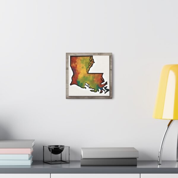 Louisiana Canvas Gallery Wraps &#8211; Louisiana Bedroom Living Room Home Office Wall Decor Canvas Art &#8211; Housewarming Gifts &#8211; LA New Home Gifts