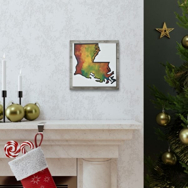 Louisiana Canvas Gallery Wraps &#8211; Louisiana Bedroom Living Room Home Office Wall Decor Canvas Art &#8211; Housewarming Gifts &#8211; LA New Home Gifts