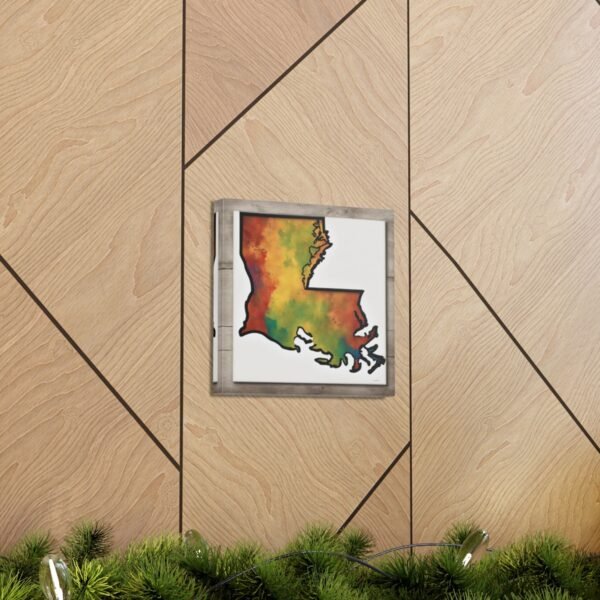 Louisiana Canvas Gallery Wraps &#8211; Louisiana Bedroom Living Room Home Office Wall Decor Canvas Art &#8211; Housewarming Gifts &#8211; LA New Home Gifts