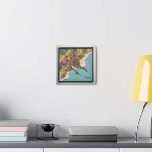 Massachusetts Canvas Gallery Wraps &#8211; Massachusetts Office Living Room Home Wall Decor Canvas Art &#8211; Housewarming Gifts &#8211; MA New Home Gifts