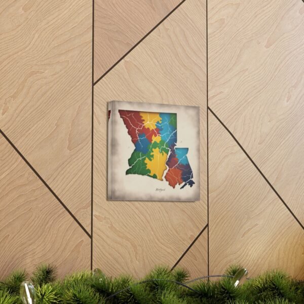 Maryland Canvas Gallery Wraps &#8211; Maryland Bedroom Living Room Home Office Wall Decor Canvas Art &#8211; Housewarming Gifts &#8211; MD New Home Gifts