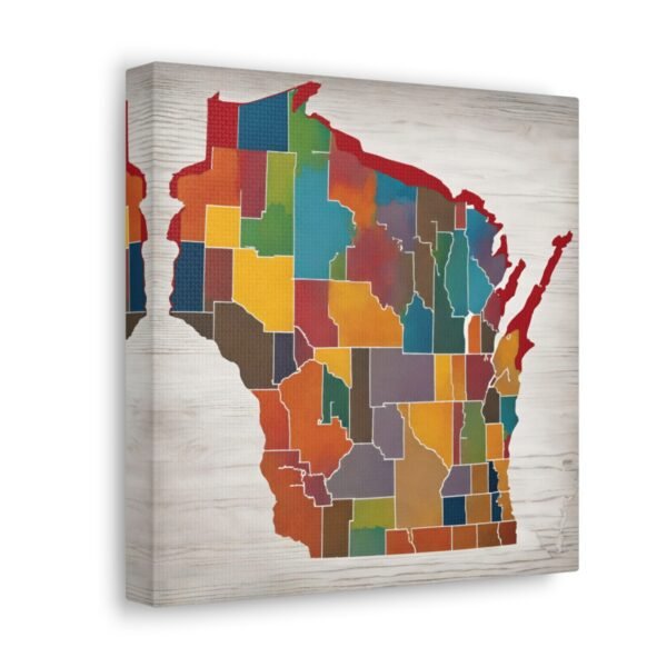 Wisconsin Canvas Gallery Wraps &#8211; Wisconsin Office Living Room Bedroom Wall Decor Home Canvas Art &#8211; Housewarming Gifts &#8211; WI New Home Gifts