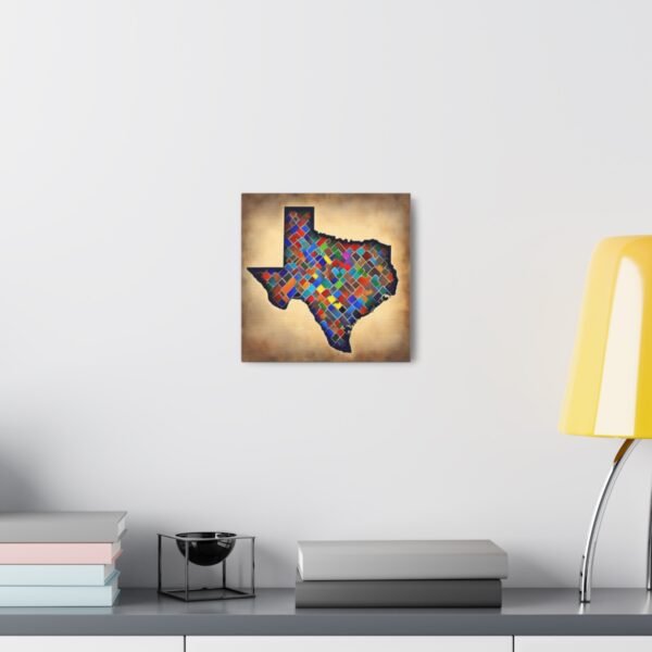 Texas Canvas Gallery Wraps &#8211; Texas Office Bedroom Living Room Wall Decor Home Bedroom Canvas Art &#8211; Housewarming Gifts &#8211; TX New Home Gifts